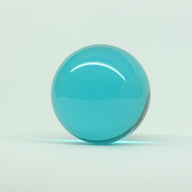 Balle acrylique couleur bleu clair 68mm