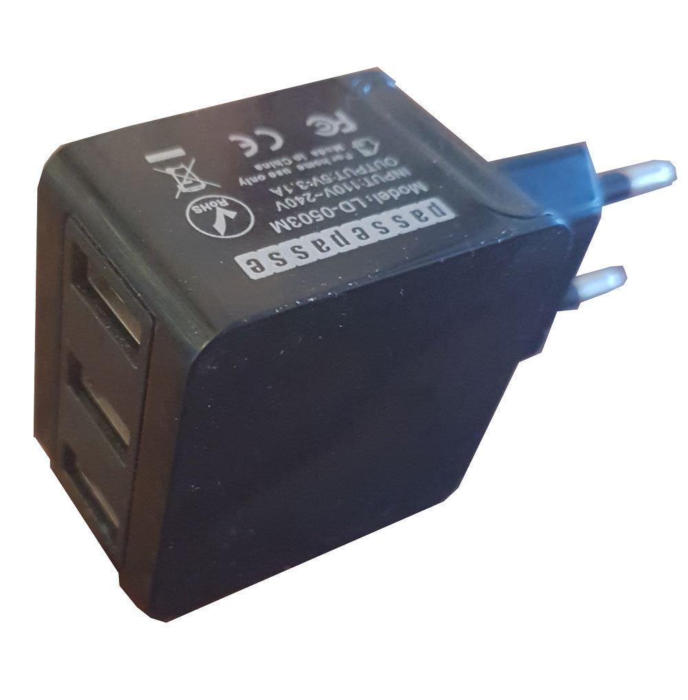 chargeur usb 3 ports