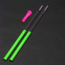 Pair of mister babache transparent energy diabolo chopsticks