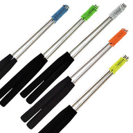 Pair of 32.5cm aluminum chopsticks equipped with pro wire, high density foam sleeves