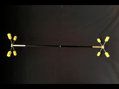 Dragon staff gora 1.5m indian staff with 2 x 4 cross ends