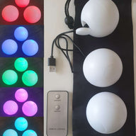 Kit Balles de jonglage lumineuses rechargeable avec télécommande