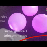 Balle lumineuse rechargeable
