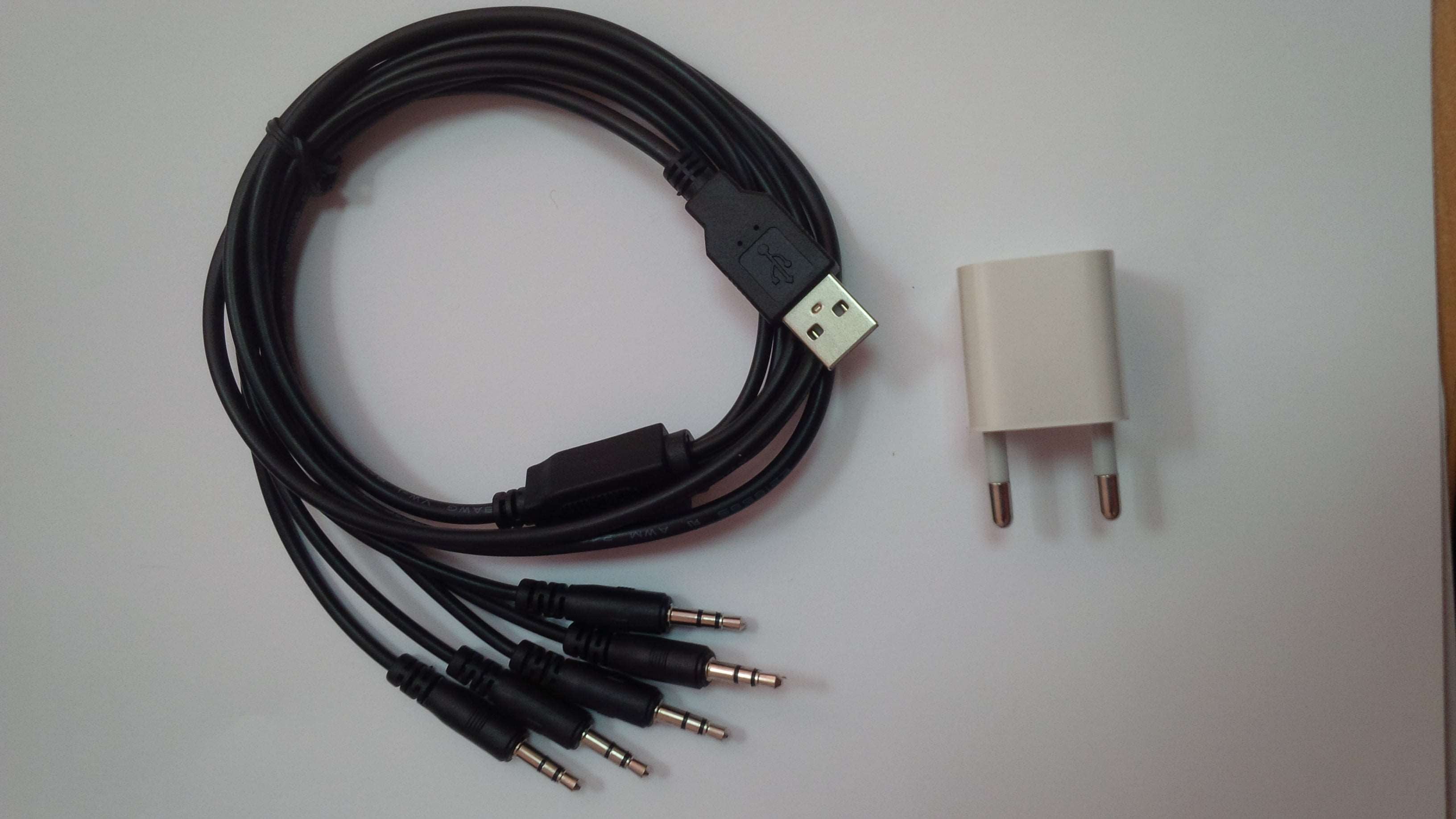 Chargeur usb 5 fils pour matériel k8