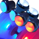 PAIR OF M6 LIGHTED NUTS FOR DIABOLO - BLUE DIODES