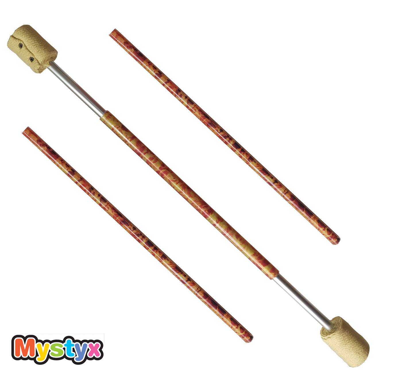 MyStyx bâton de feu avec extrémités en mèche Kevlar - Motif Fire - Achetez-en un et obtenez-en un gratuitement