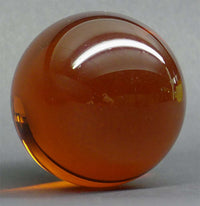 Acrylique orange diamètre 100mm