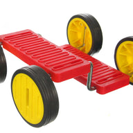 4 roues acrobatiques rouge (pedal go) fabriqué en Angleterre