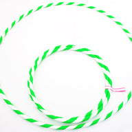 Perfect Hula hoop Play décoré diam 20mm/100cm plastique BLANC avec ruban