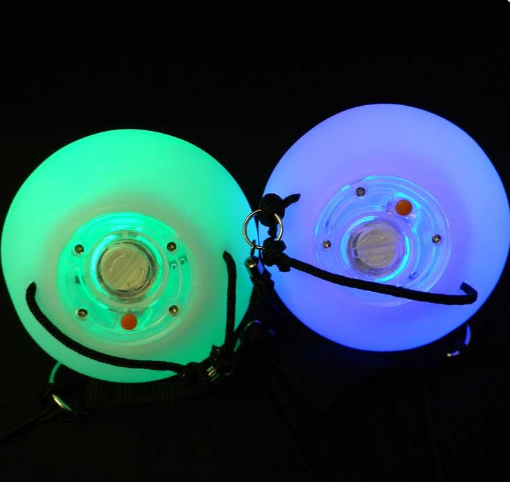 Pair of luminous bolas - Poly Poi Multi Function LED