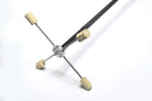 Dragon staff gora 1.5m bâton indien avec 2 x 4 extrémités en croix