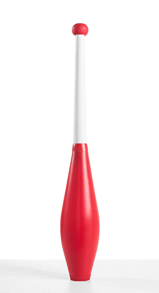 PX4 Sirius club with smooth white handle, red body, ring and tip.