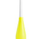 PX4 Sirius club with smooth white handle, uv yellow body, ring and tip.