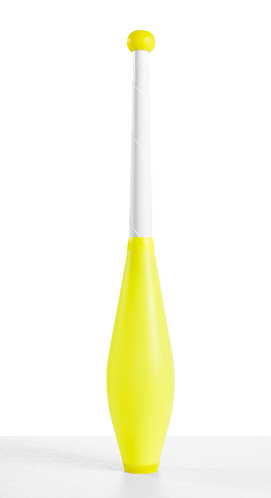 PX4 Sirius club white rolled handle, UV yellow body, ring and tip.