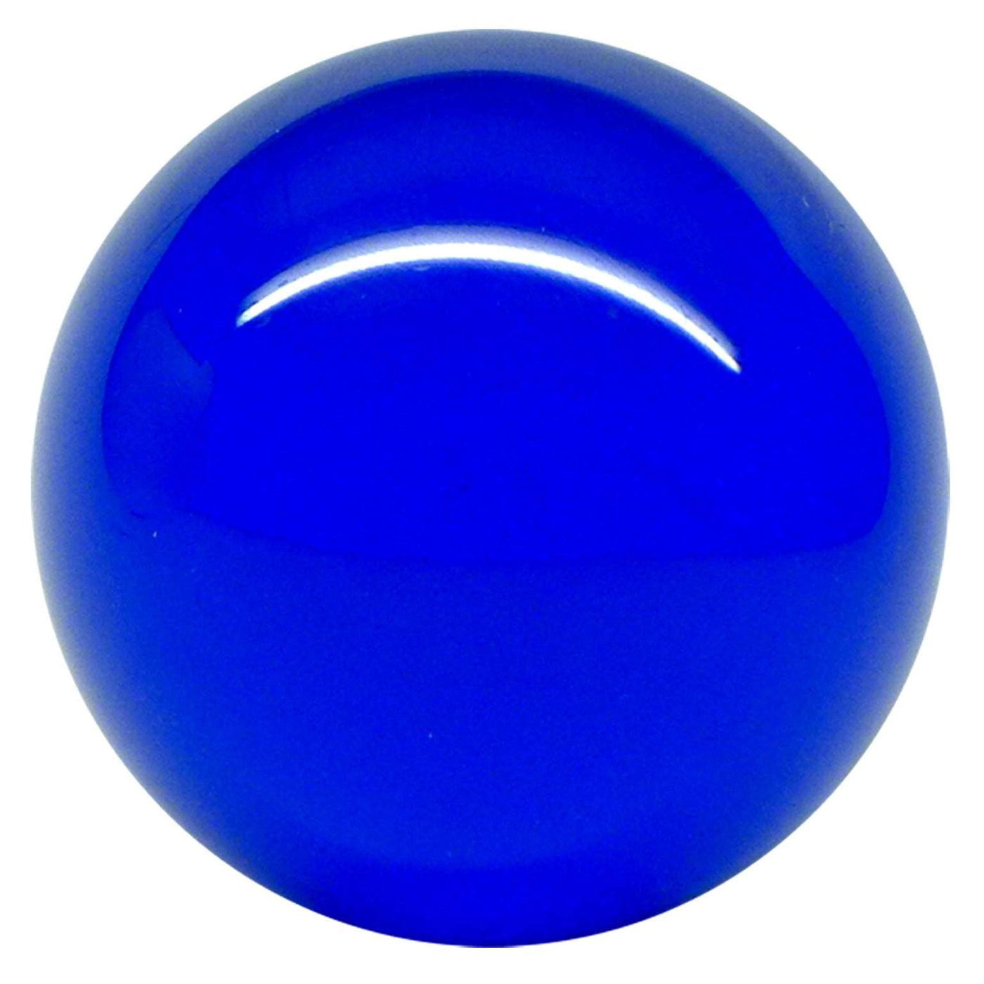 Balle de contact Acrylique Bleu Transparent 70mm 175g et étui de protection