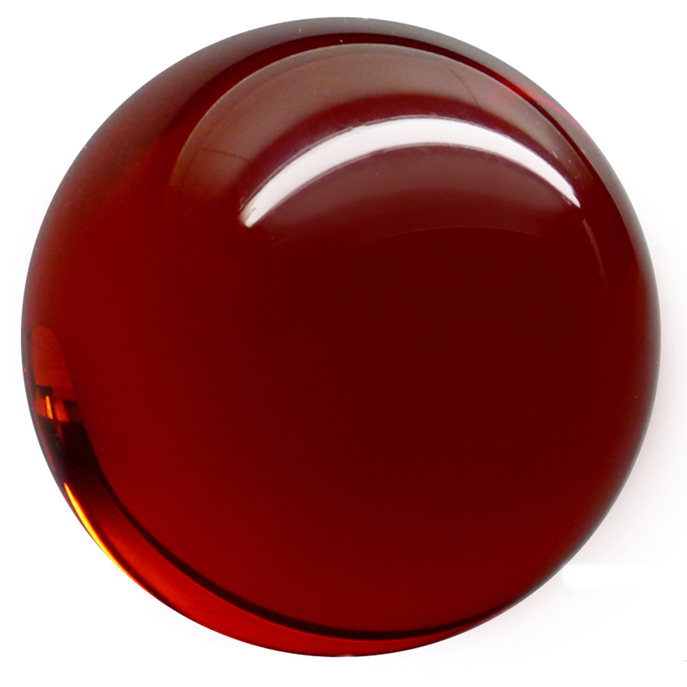 Transparent Red Acrylic contact ball 90mm 520g and protective case