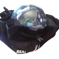 Balle de contact Acrylique Transparente 100mm 650g avec Housse de protection en velour