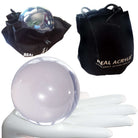 Balle de contact Acrylique Transparent 85mm 385g et étui de protection