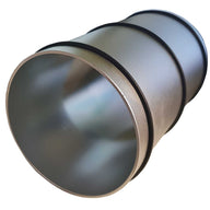Rouleau alu Rolla- En Aluminium- diametre 15cm - Complet avec trois anneaux en caoutchouc