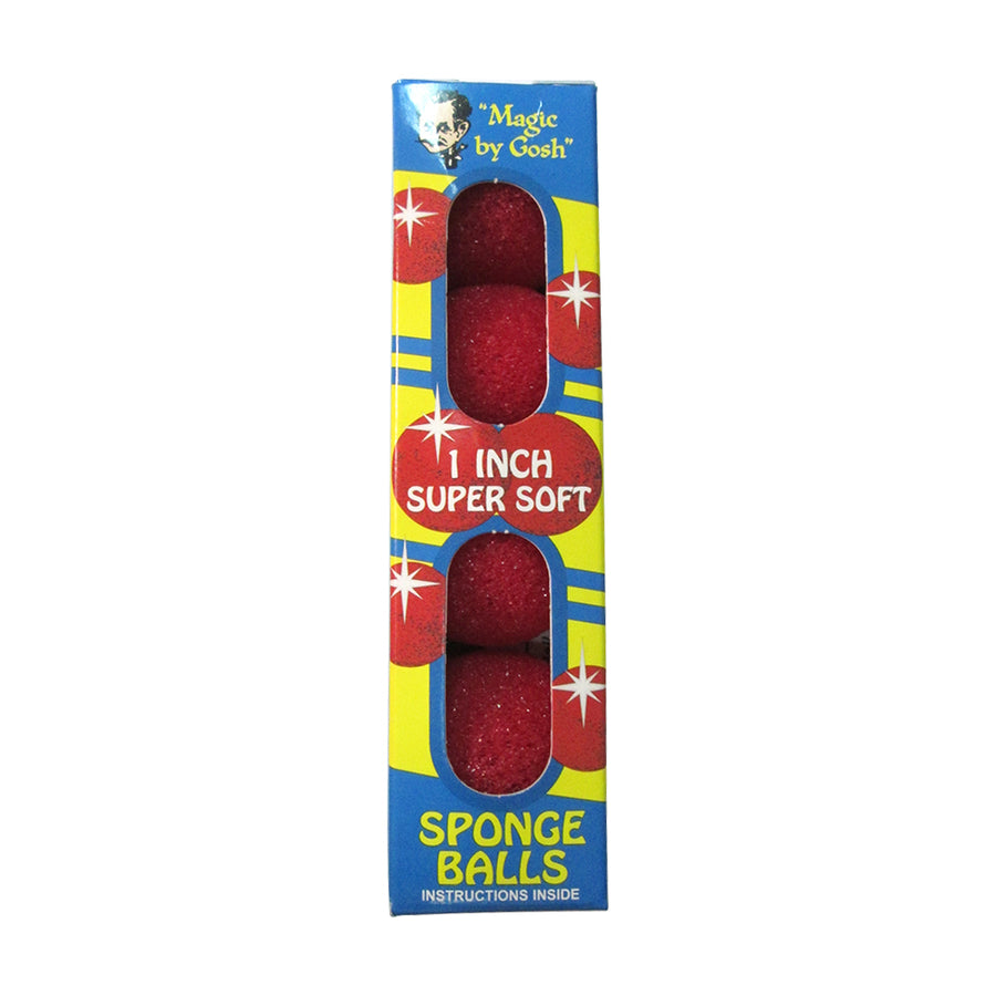 BOX 4 SPONGE BALLS 1'' - 26mm SUPER SOFT