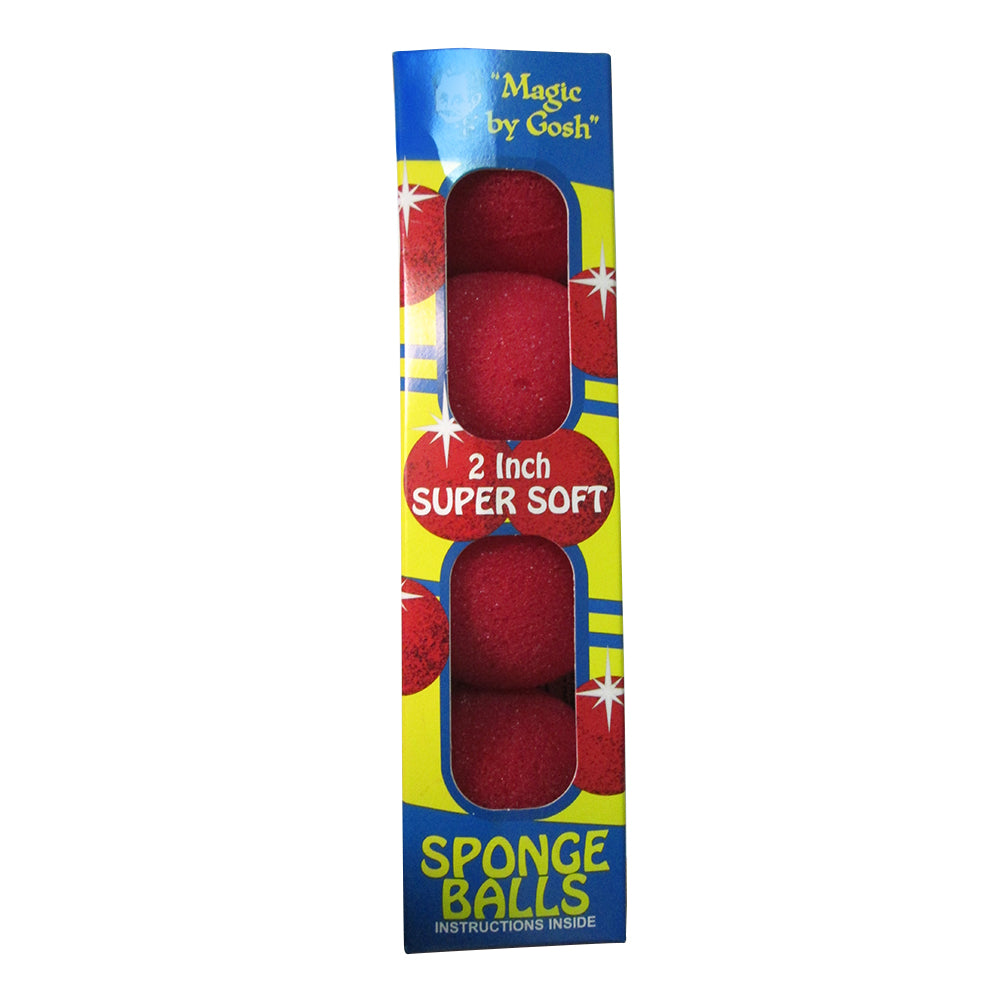 BOITE 4 BALLES EPONGE 2"- SUPER SOFT