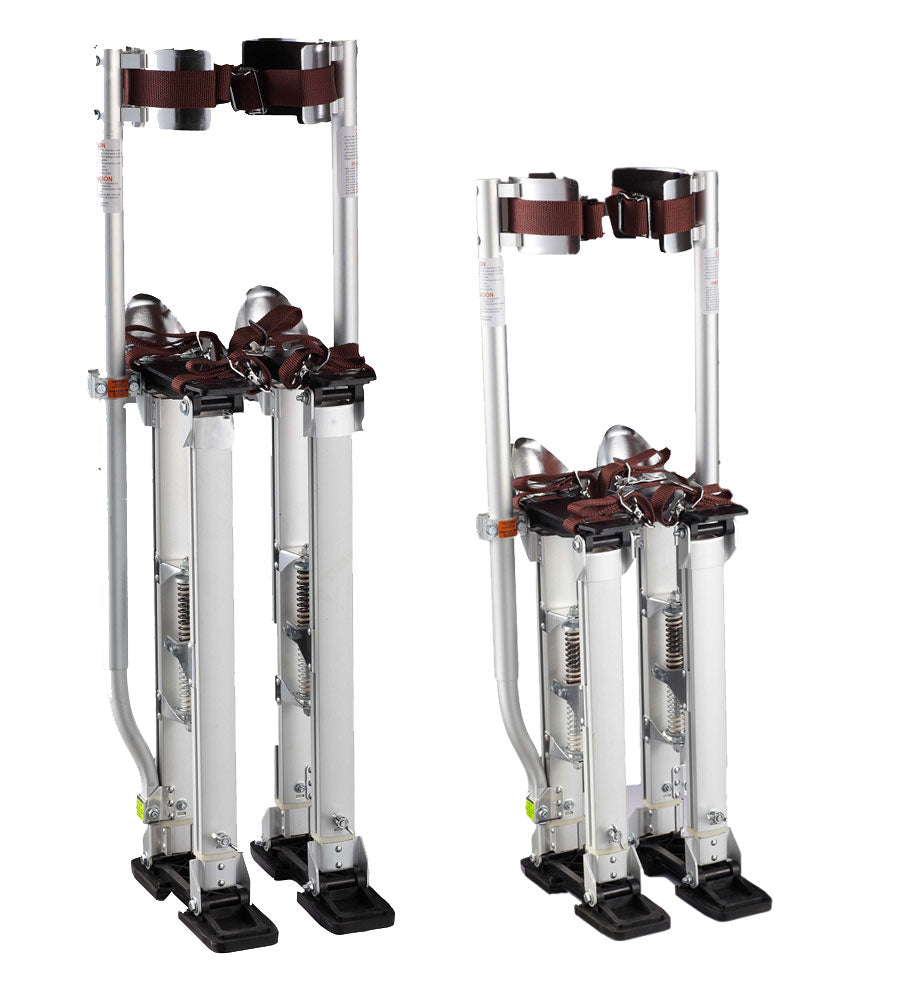 Small pro articulated aluminum stilts 37 to 48 cm