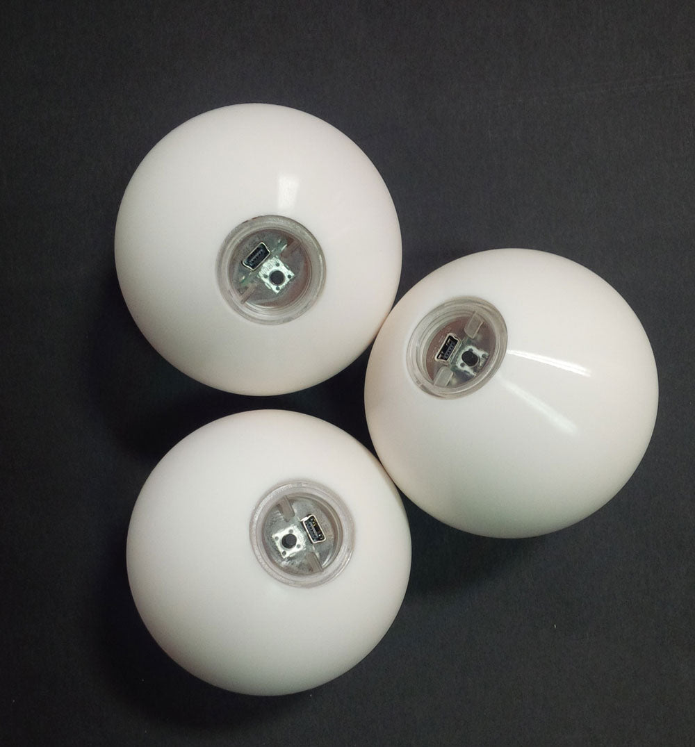 Kit 3 Balls 10cm Luminous with remote control