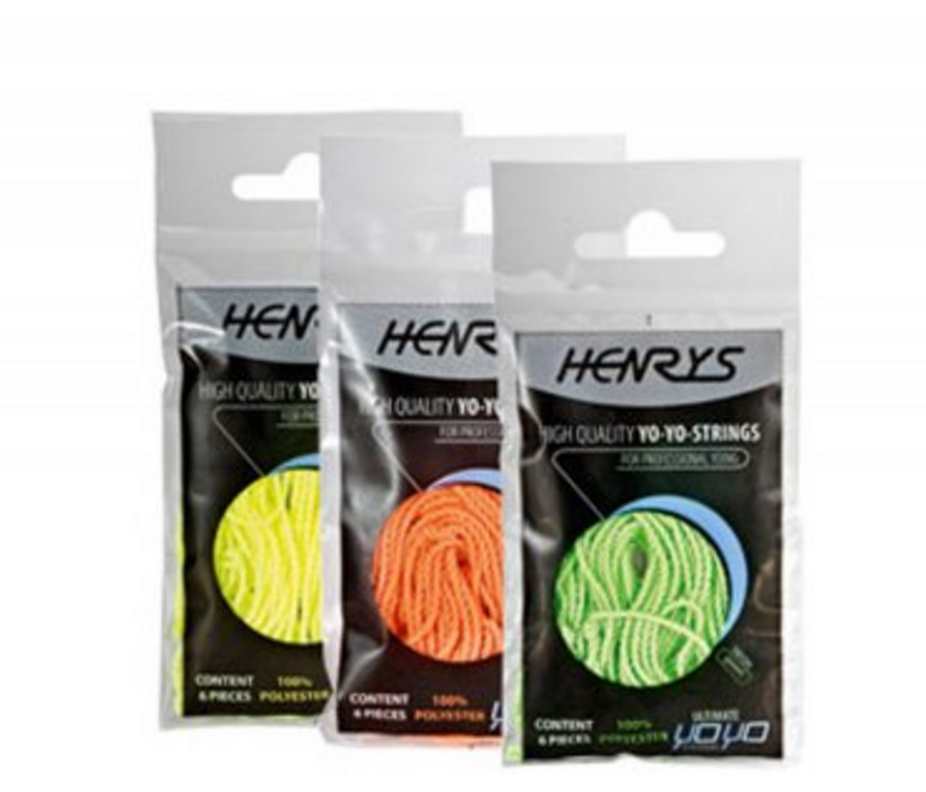 Ficelle Yoyo x 6 Fluo Henry's en POLYESTER 100%